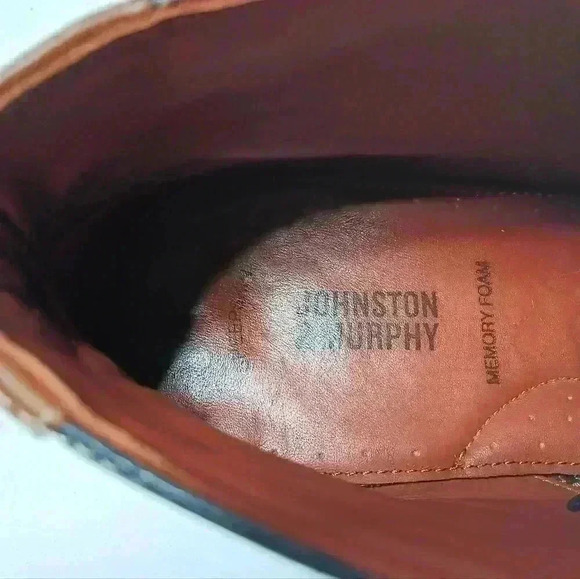 Johnston & Murphy  Copeland Chukka 25 Leather lace up ankle boots. Mem Size 8.5 - Picture 6 of 9